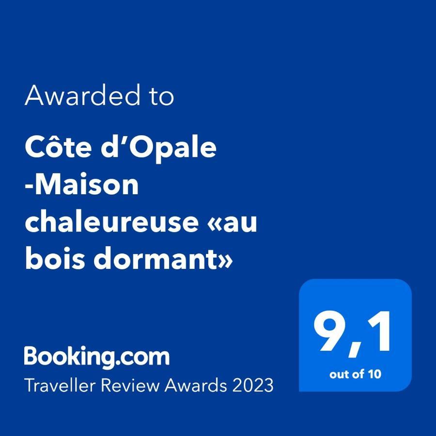 Cote D'Opale -Maison Chaleureuse «Au Bois Dormant» Wadenthun Exterior foto